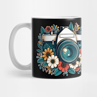 Floral Camera Mug